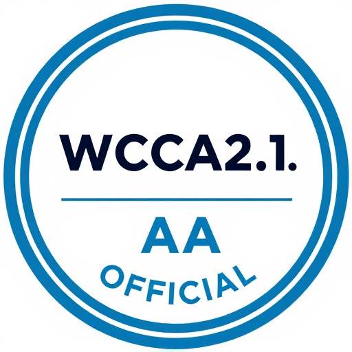 WCAG 2.1 Level AA conformance badge